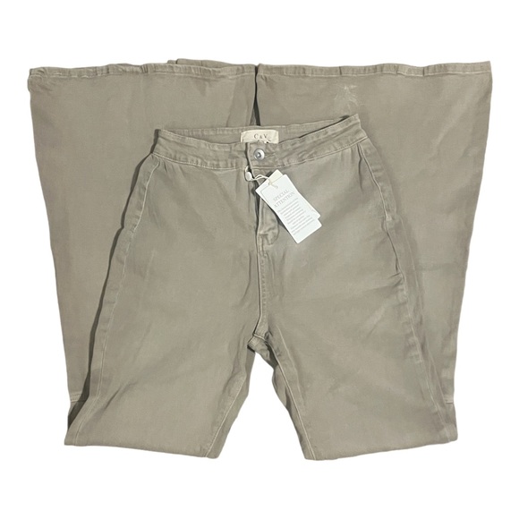 Chelsea & Violet Bell Bottom Tan Size 26 - Picture 4 of 6